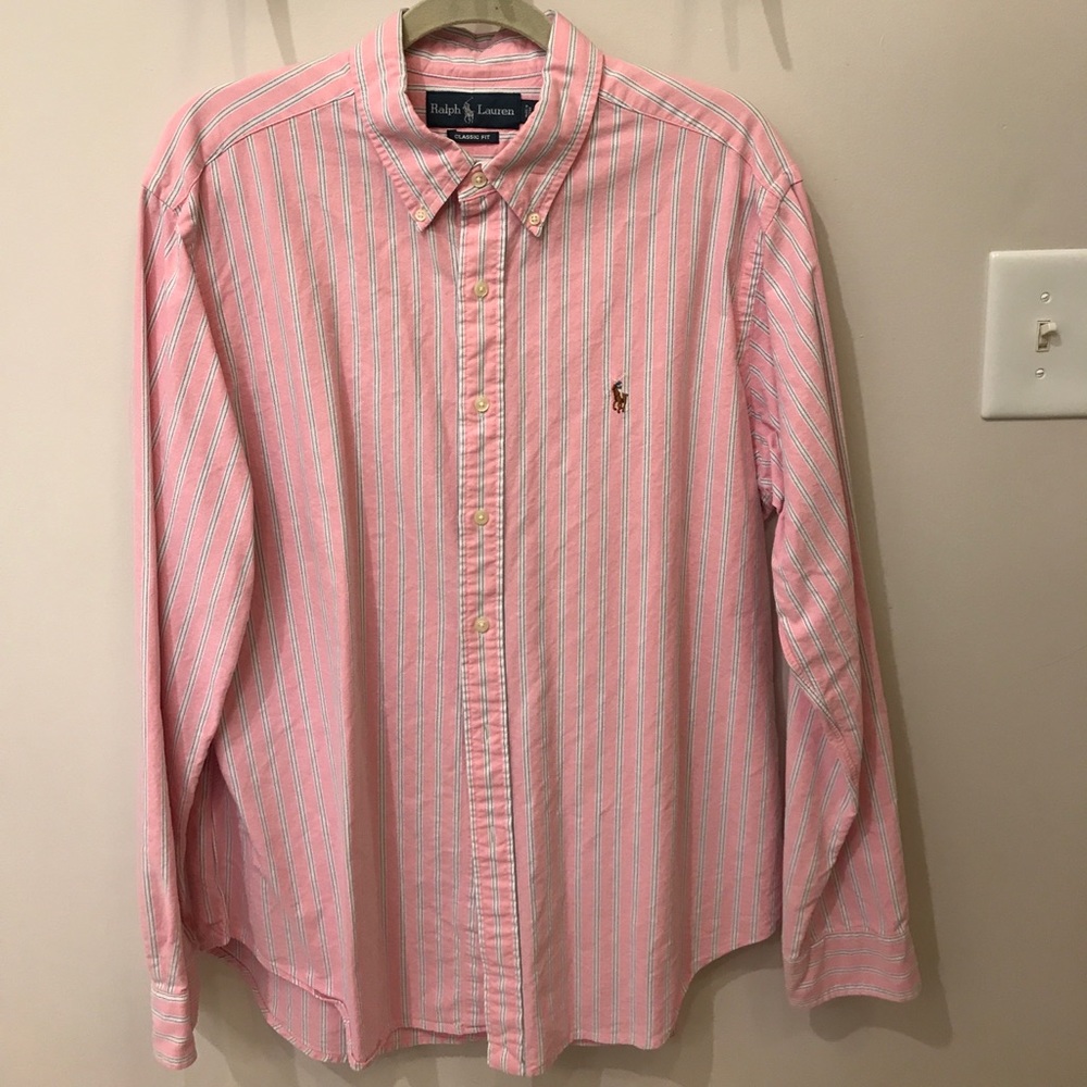 Men’s Xl long sleeve Ralph Lauren dress shirt